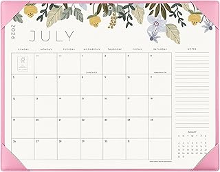 Desk Calendar 2026 with Desktop Mat, Cabbrix Large Desk Pad Calendar 22 ...