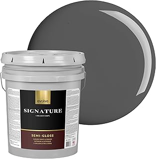 EVOLVE Signature Collection Luxury Interior Paint & Primer, Semi-Gloss S...