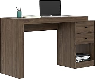 Expandable Desk with Storage Drawers & Open Shelf - Expands from 47 Inch...
