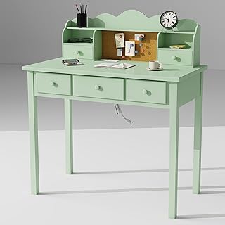 FUNKOCO Home Office Furniture Writing Desk, 36 Inch Computer Work Statio...