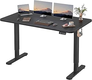 Furmax 55 x 24 Inches Electric Height Adjustable Standing Desk Large Sit...
