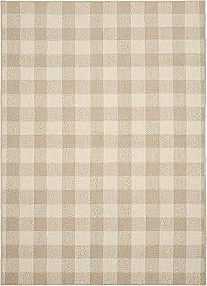 Garland Rug Country Living – Checkered Buffalo Plaid Design, Non-Slip Ru...