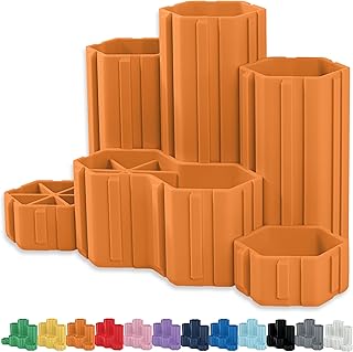 Glassboard Studio Hexaflex Organizer Set - Pen and Pencil Holder for Des...