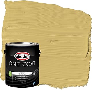 Glidden Interior Paint + Primer: Yellow Interior Paint /Spicy Mustard, O...