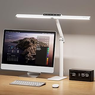 Honeywell LED Desk Lamp with Base - HJ1WT Sunturalux Eye-Caring Architec...