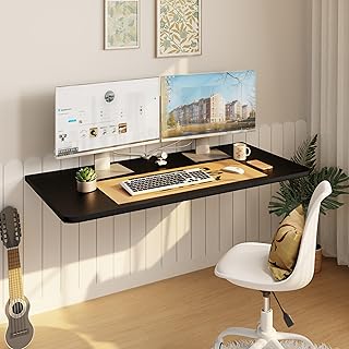 IAE Wall Mounted Floating Foldable Desk, 36