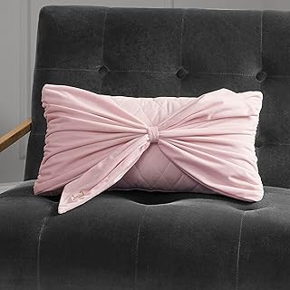 Juicy Couture Velvet Bow Designer Decorative Pillow - 10