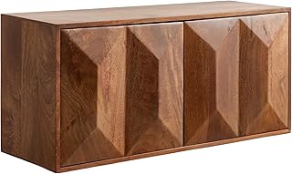 Kate and Laurel Ranier Modern Wooden Two-Door Wall Cabinet; 30 x 10 x 14...