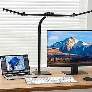 LED Desk Lamp for Home Office with Base, 28.2
