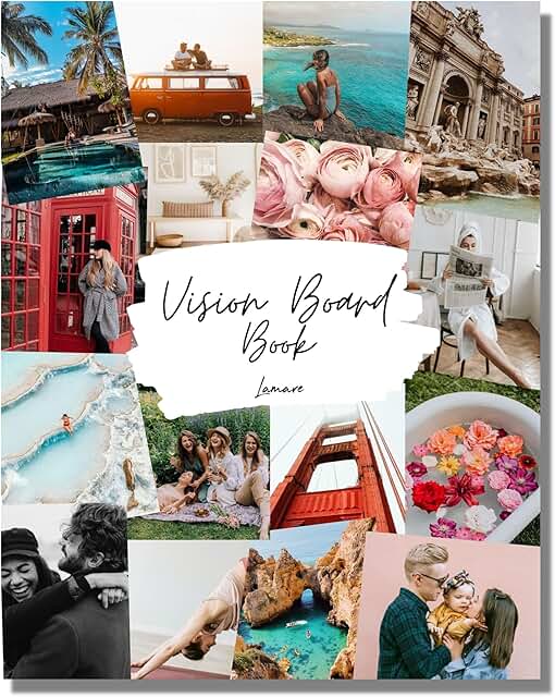 Lamare Vision Board Book - 1000+ Aesthetic Vision Board Images & Motivat...