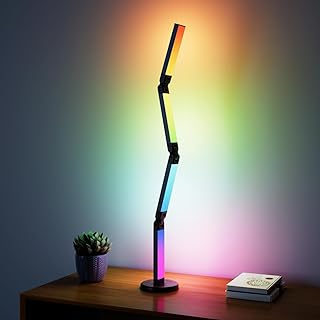 Led Desk Lamp with Atmosphere Lighting, Smart RGB LED Desk Lamp-Music Sy...