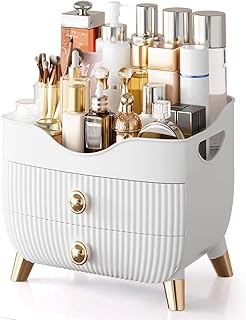Makeup Organizer Countertop, Large Capacity Skincare Cosmetic Organizer ...