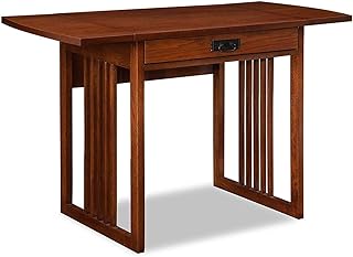 Mission Drop Leaf Computer Desk, 32-Inch, Solid Wood, Compact Folding Wr...
