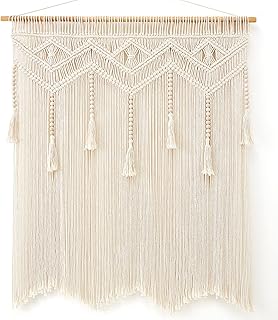 Mkono Macrame Wall Hanging Large Boho Decor Woven Wall Tapestry Chic Art...