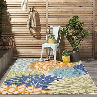 Nourison Home Aloha Indoor/Outdoor Multicolor 3'6