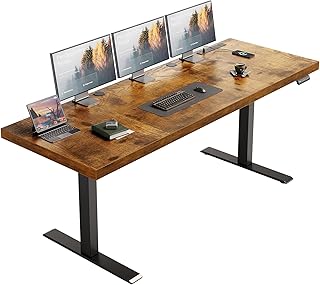 OffiGo 71 Inch Executive Electric Standing Desk, Height Adjustable Desk ...