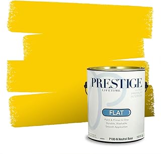 PRESTIGE Paints Interior Paint and Primer In One, 1-Gallon, Flat, Compar...