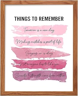Positive Inspirational Quotes Wall Decor FRAMED - Uplifting Encouragemen...