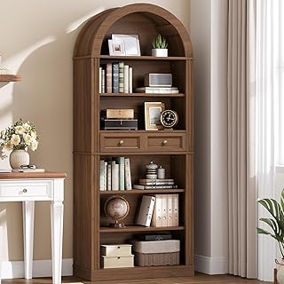 RALGEND Arched Bookshelf, 73