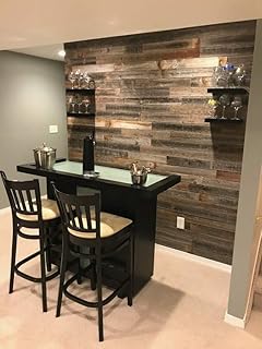 Rockin' Wood Real Wood Nail Up Application Rustic Reclaimed Naturally We...