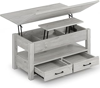 Rolanstar Coffee Table Lift Top, Multi-Function Convertible Coffee Table...
