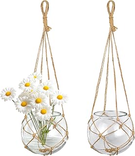 SAILINGSTORY Hanging Glass Plant Terrarium 5