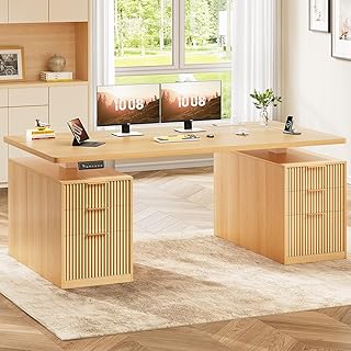 SEDETA Electric Standing Desk with 6 Drawers, 55