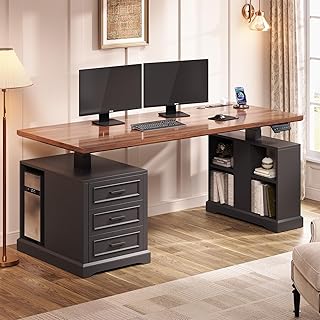 SEDETA Farmhouse Electric Standing Desk, 63