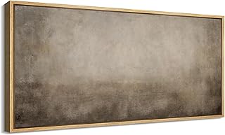 SIGNFORD Extra Large Framed Canvas Print Wall Art Abstract Neutral Ombre...