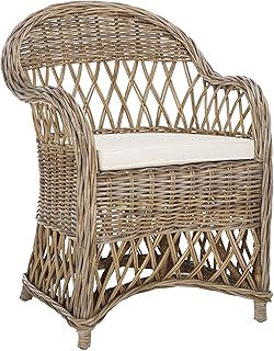 Safavieh Home Collection Inez Natural Wicker Club Chair