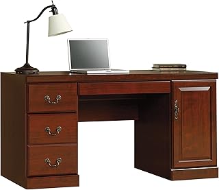 Sauder 404944 Heritage Hill Computer Credenza, Classic Cherry Finish, L:...