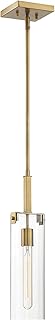 Savoy Essentials 7-9770-1-322 Winfield Modern Scandinavian Clear Glass M...