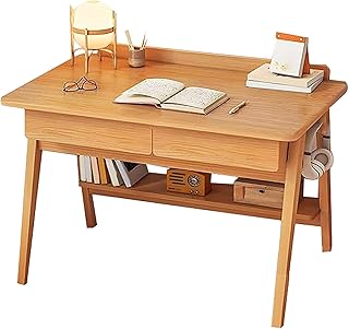 Scandinavian Modern Home Office Desk, Writing & Computer Workstation, 39...