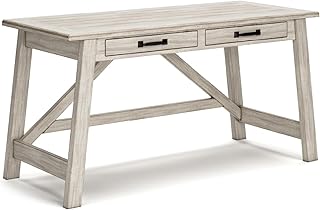 Signature Design by Ashley Carynhurst Farmhouse Large Leg Home Office De...