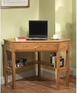 Simple Living Bamboo Corner Desk