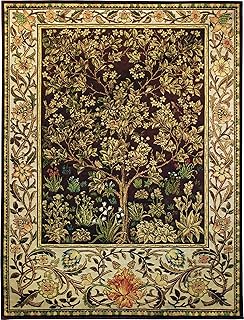 Tree of Life Umber by William Morris | Arts and Crafts Style Woven Tapes...