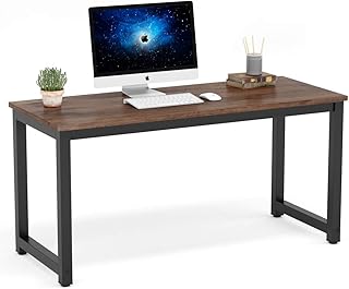 Tribesigns Computer Desk, 55 inch Large Office Desk Computer Table Study...