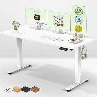 Veken 55 Inch Large Electric Standing Desk,Sit to Stand Up, Heights Adju...
