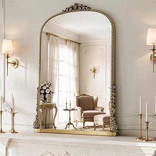 Vintage Gold Ornate Baroque Mirror - 40
