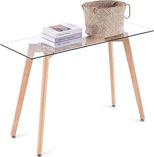 ivinta Glass Office Desk, 43